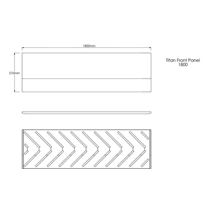 Trojan Titan Double Skin Extra Rigid Bath Panels - Select Style