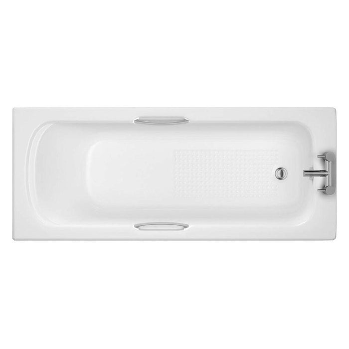Trojan Granada II Rectangular Bath with Grips 8mm 1700 x 700mm