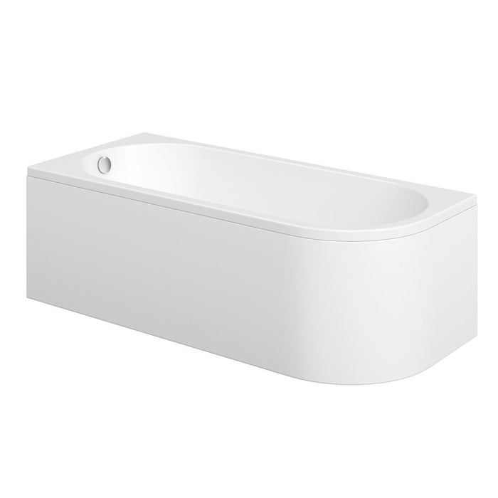Trojan J Shape Single Ended Bath 1500 x 750mm LH