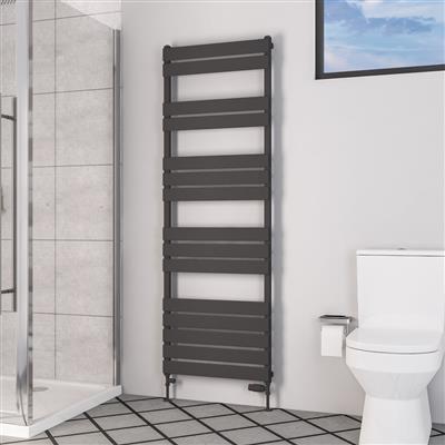 Deddington Matt Anthracite Towel Rail 1800 x 500mm