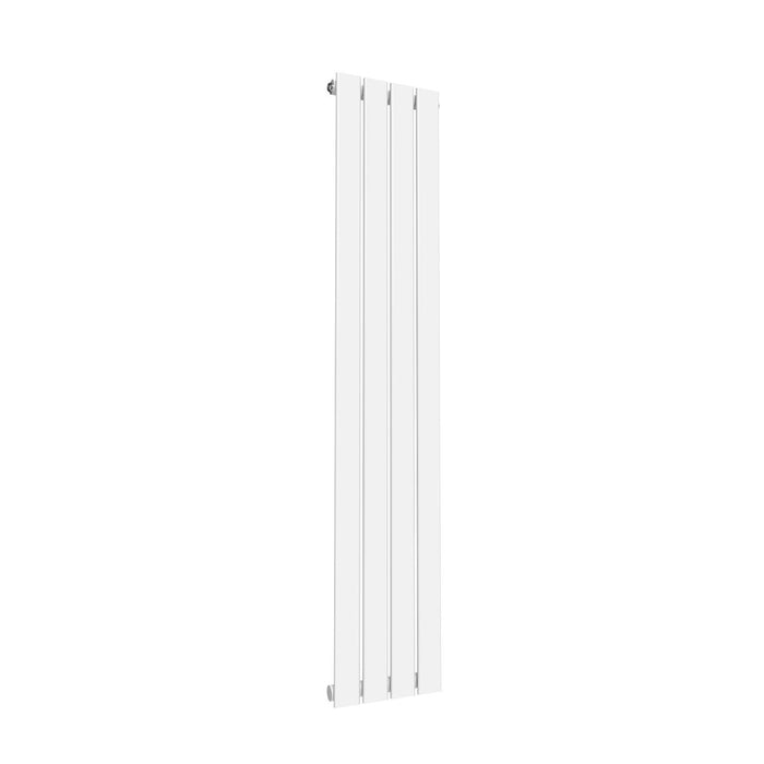 Elle 1600 x 300mm Vertical Designer Single White Flat Panel Column Radiator