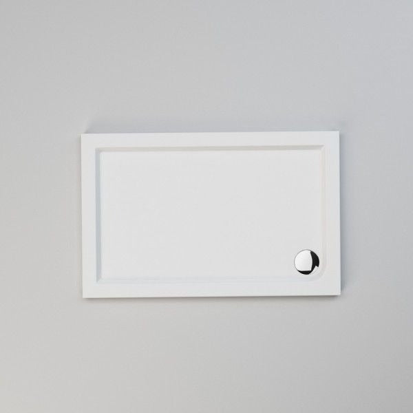 Elle 1200 X 800mm Easy Clean Walk-In Shower Enclosure (Inc Shower Panels + Stone Resin Tray + Waste)