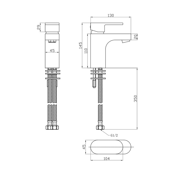 Ki Mono Basin Mixer