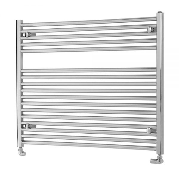 TowelRads Ladder Rail 800x1000mm Pisa Chrome Horizontal Radiator