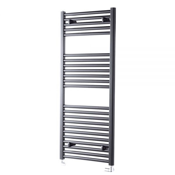 TowelRads Ladder Rail 1200x400mm Pisa Anthracite Straight Radiator