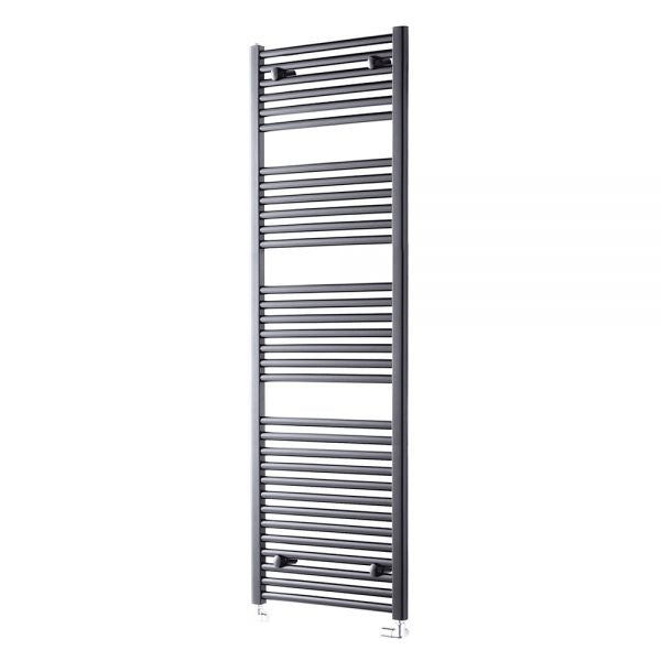 TowelRads Ladder Rail 1600x500mm Pisa Anthracite Straight Radiator