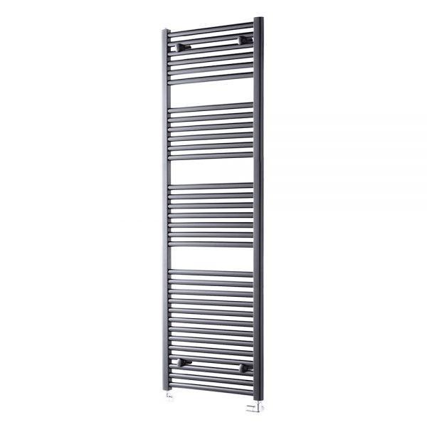 TowelRads Ladder Rail 1600x600mm Pisa Anthracite Straight Radiator