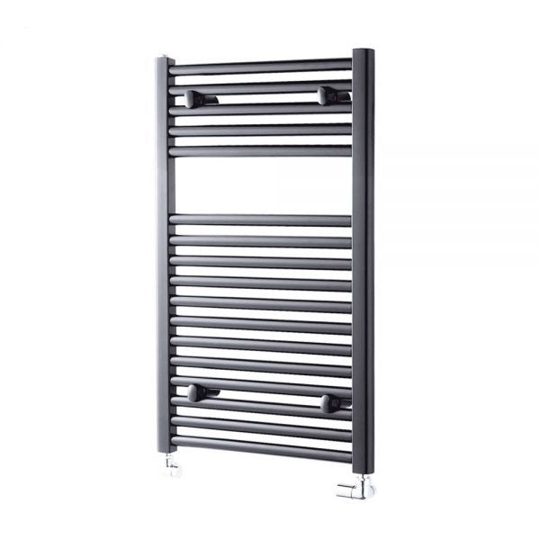 TowelRads Ladder Rail 800x500mm Pisa Anthracite Straight Radiator