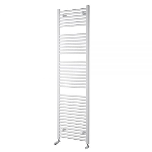 TowelRads Ladder Rail 1800x600mm Pisa White Straight Radiator