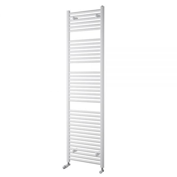 TowelRads Ladder Rail 1800x600mm Pisa White Straight Radiator