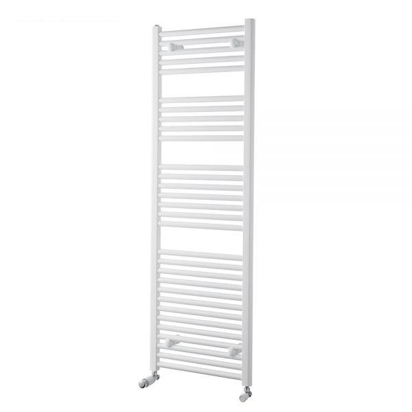 TowelRads Ladder Rail 1500x600mm Pisa White Straight Radiator