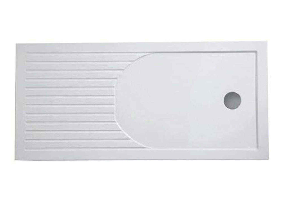 Serene Walk-In 1400 x 900 Curved Shower Tray