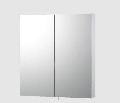 Stainless Steel 430 Double Door Bathroom Mirror Cabinet
