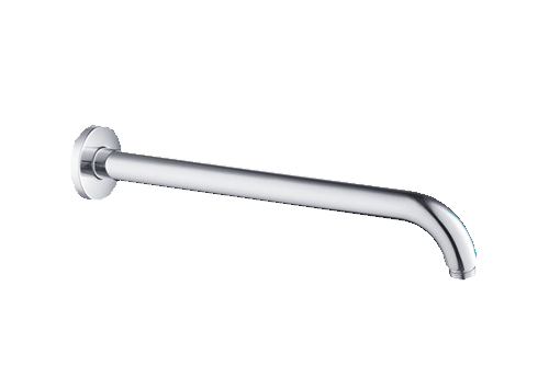Square/Round Shower Wall Arm 300mm - Chrome