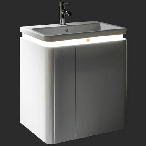 Waterfront LED vanity unit incl. 1 Tap Hole basin