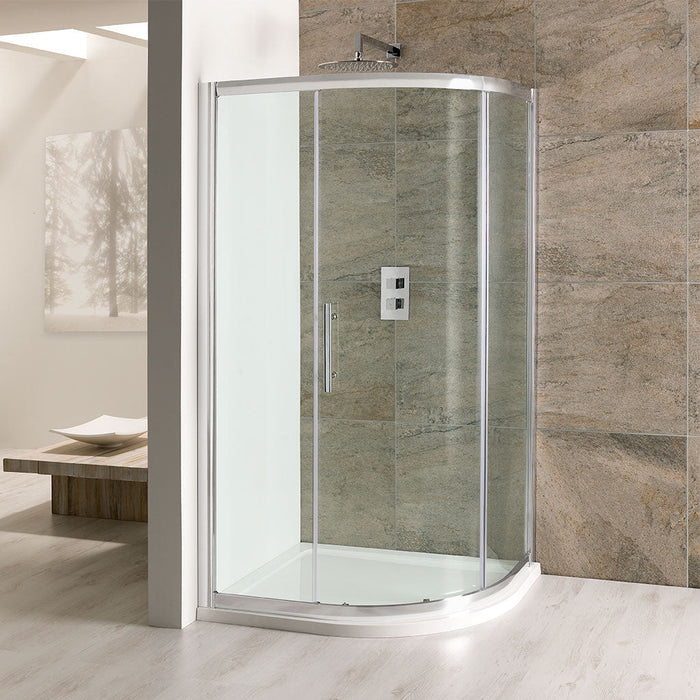 Volente Single Door Quadrant Shower Enclosure 1000mm