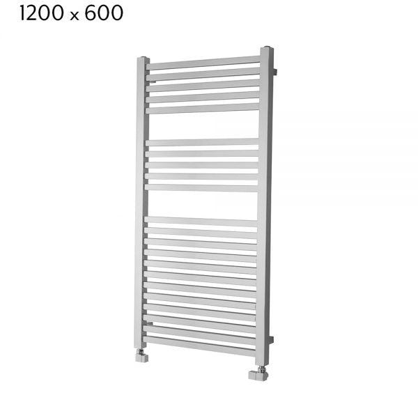 TowelRads Ladder Rail 1200x600mm Square Radiator