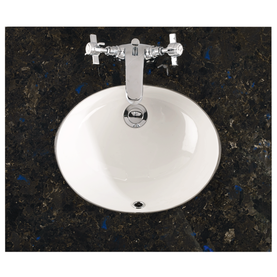 Savoy 600mm Black/Blue Granite Marble Worktop with Basin